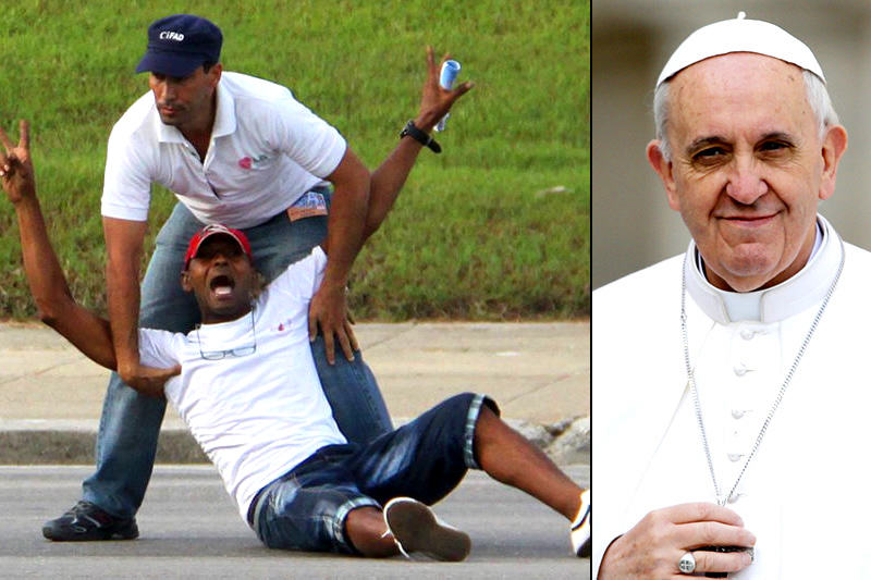 Papa-Francisco-represion-en-cuba