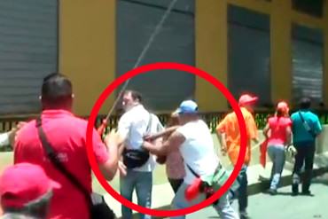 ¡UNA PLAGA! Descarados ataques y robos de chavistas a manifestantes opositores (+Video)