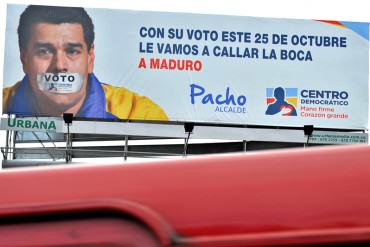 ¡LOS COLOMBIANOS SE HACEN RESPETAR! Las vallas en Bogotá contra Nicolás Maduro (+Foto)