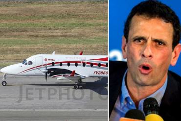 ¡LA PREGUNTA DE LAS MIL LOCHAS! Capriles: ¿Qué hacía Timochenko en un avión de Pdvsa?