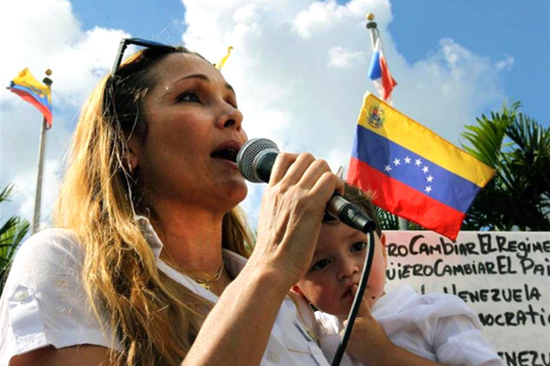 Concentración de venezolanos en Miami.