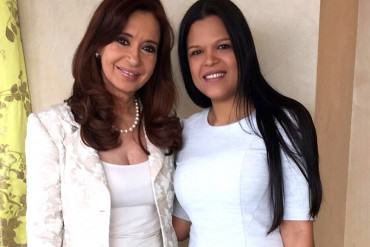 ¡REINAS DEL GUISO! Kirchner y María Gabriela Chávez se fotografiaron en la Asamblea de la ONU