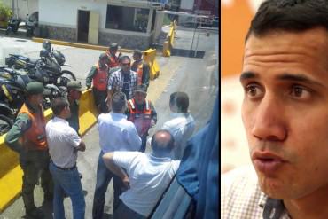 ¡URGENTE! Efectivos de la GNB se llevan detenido a Juan Guaidó (VP) en el Palacio de Justicia