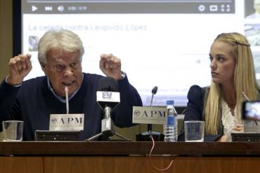 ¡CONTINÚA EL REPUDIO! Felipe González califica de «auténtica burla» el juicio contra Leopoldo