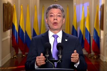 ¡SE LAS CANTÓ! Santos niega que planee atentados contra Maduro: «No, mil veces no» (+Video)