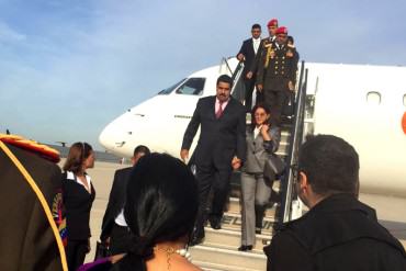 ¡DE VUELTA AL AMADO IMPERIO! Nicolás Maduro y Cilia Flores llegan a Nueva York (+Fotos)