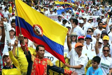 ¡UN PARA’O AL DICTADOR! Colombianos marcharon y exigieron a Maduro «dignidad y respeto»