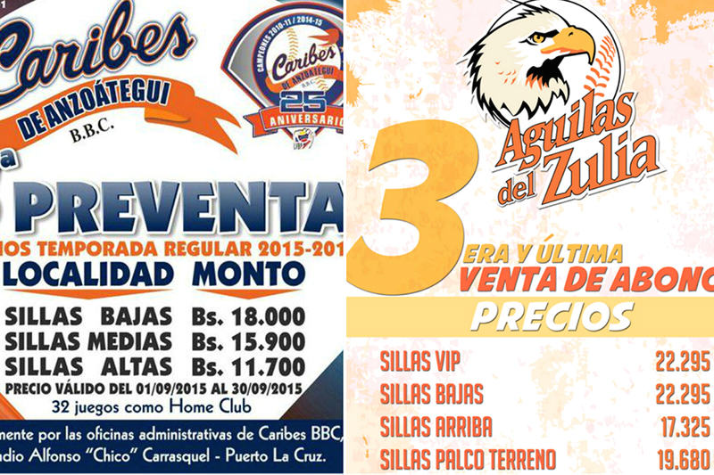 precios-caribes-y-aguilas-beisbol