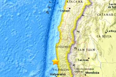 ¡LA TIERRA TIEMBLA! Un fuerte sismo de magnitud 6,2 azotó nuevamente a Chile este lunes