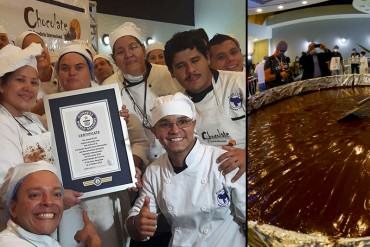 ¡ENTÉRATE! Venezuela rompe el Récord Guiness con moneda de chocolate más grande del mundo