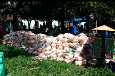 ¡JUEGO SUCIO! PSUV reparte bolsas con comida en SIDOR, a poco tiempo de las parlamentarias