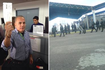 ¡VENEZUELA ATENTA! Manuel Rosales parte a Maracaibo y GNB invade aeropuerto La Chinita