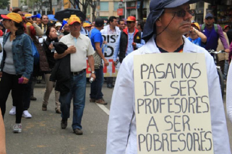 profesores en venezuela pobresores