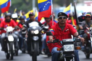 ¡ATENCIÓN! Motorizados chavistas se movilizarán en caravana por Caracas este viernes