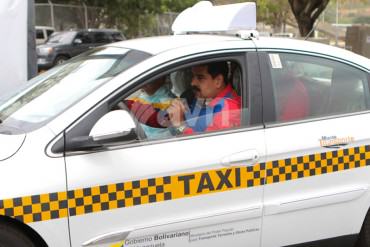 ¡TRAS LA PALIZA! Maduro «recogerá» los diez mil taxis que repartió durante la campaña del #6D