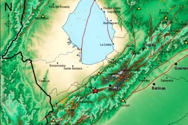 ¡LA TIERRA TIEMBLA! Se registró un fuerte temblor de 4.4 en Apartaderos, estado Mérida