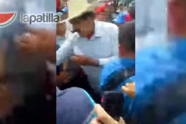 ¡VTV LO CENSURÓ! Maduro fue a recorrer las calles en Guanare y los educadores «no lo pelaron»