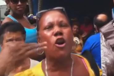 ¡SE AGOTA LA PACIENCIA! Mujer en Caucagua ante la escasez: «Esto da ganas de llorar» (+Video)