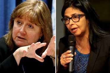 ¡ENLOQUECIDA! Delcy sobre canciller argentina: «Es injerencista por hablar de presos políticos»