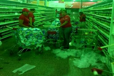 ¡DESASTRE! Al menos 10 lesionados deja intento de saqueo en Abasto Bicentenario de Charallave