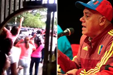 ¡Y FUERAAA! Con este abucheo «botaron» a Jorge Rodríguez de su centro electoral (+Videos)