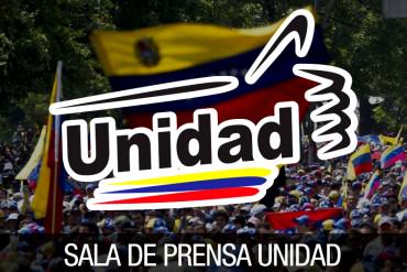 EN VIVO: Sala de Prensa Unidad – Mesa de la Unidad Democrática