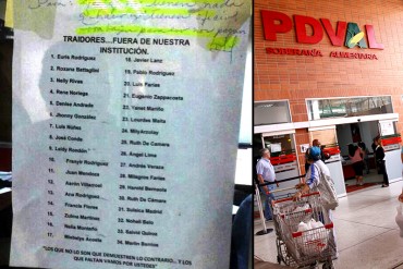 ¡APARTHEID ROJO! Prohíben entrar a PDVAL a chavistas que votaron por la MUD «por traidores»