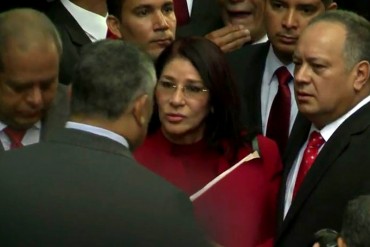 ¡FOTO DEL DÍA! Diosdado Cabello y Cilia Flores y su cara de «ponchados» en la Asamblea Nacional