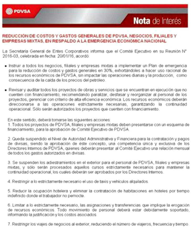 Reduccion-de-gastos-PDVSA-Emergencia-Nacional-1