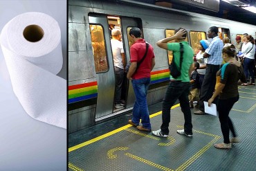 ¡A ESTO HEMOS LLEGADO! La arrinconaron en el Metro para robarle «tres rollos de papel tualé»