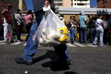 ¡HISTORIAS DEL SOCIALISMO! Tirotean a obrero para robarle las bolsas del supermercado