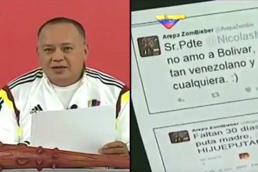 ¡ENTÉRATE! El «fiscal» Diosdado anuncia y celebra detención de tuitero que amenazó al régimen