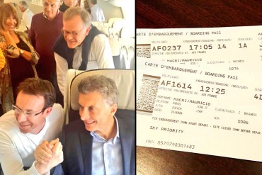 ¡TOMA NOTA NICOLÁS! El Presidente argentino viajará en vuelos comerciales para reducir gastos