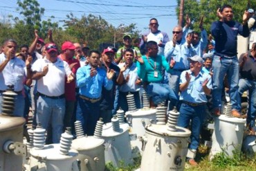 ¡NO SE LA CALAN! Trabajadores de Corpoelec se declaran en «Hora Cero»: Exigen contrato colectivo