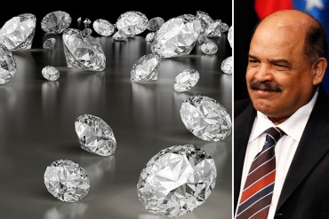 ¡ZAMURO CUIDANDO CARNE! Dan a Merentes negocio de diamantes y asegura venta «legal»