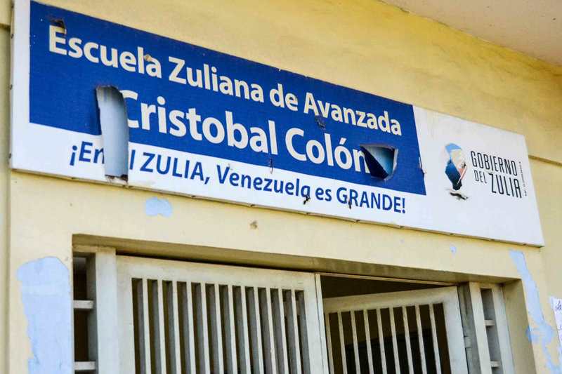 Escuela Cristóbal Colón de Maracaibo / Foto: Alberto Cabrera