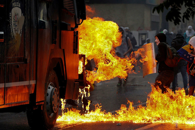 Protestas en Venezuela / Créditos: REUTERS/Jorge Silva