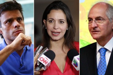 ¡YA BASTA! López, Machado y Ledezma exigen «transición democrática sin demora» en Venezuela