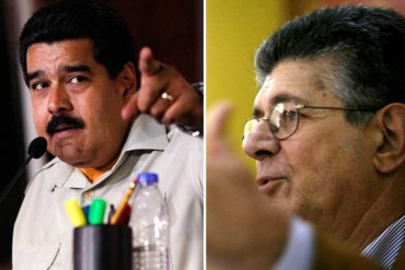 ¡NO TE LO PIERDAS! Maduro le dedicó una canción de Omar Enrique a Ramos Allup (+Video)