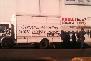 ¡URGENTE! Hombres armados secuestran camiones de la Polar en Catia: «Lorenzo suelta la comida»