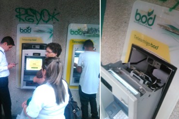 ¡ASÍ DE INSÓLITO! Antisociales intentaron llevarse un cajero automático completo en Maracay