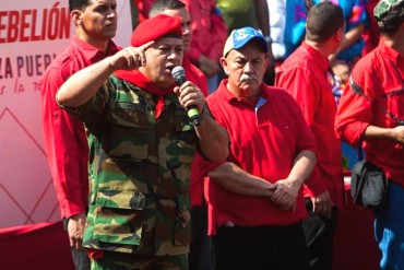 ¡EL DESESPERO! Cabello: «Nos declaramos en rebelión popular contra los intentos de la derecha»