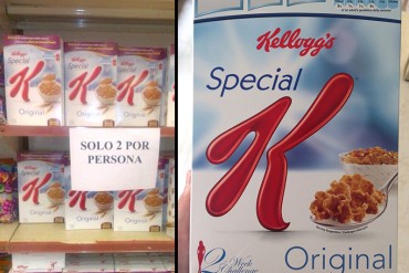 ¡YA NI DIETA SE PUEDE HACER! Hasta las cajas de Special Kellogg’s se racionan en Venezuela