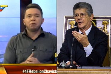 ¿ALÓ CONATEL! Periodista de VTV llama «malnacido» a Ramos Allup en pleno horario infantil (Video)