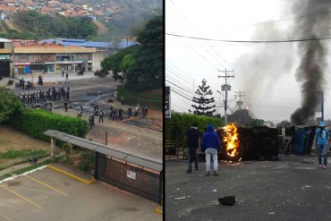 ¡ATENCIÓN! Reportan protesta en Las Vegas de Táriba en Táchira: GNB reprime con lacrimógenas