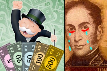 ¡LOGROS DE LA REVOLUCIÓN! Venezuela ríe para no llorar con #BilletesDeMonopolio (+tuits)