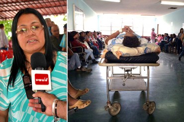 ¡EL COLMO DE LOS COLMOS! Diputada chavista pide un «poquito de paciencia» a enfermos del país