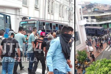 ¡ATENCIÓN! Reportan nuevamente fuertes protestas en la UCAT: Secuestrados varios buses