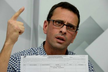 ¿ALÓ TIBISAY? Capriles advierte a Lucena: Finalizó el lapso para revisar firmas del revocatorio