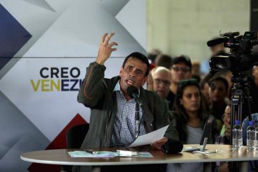 ¡ATENCIÓN! Capriles pide no acatar decreto de días no laborables: «Maduro es un flojo»